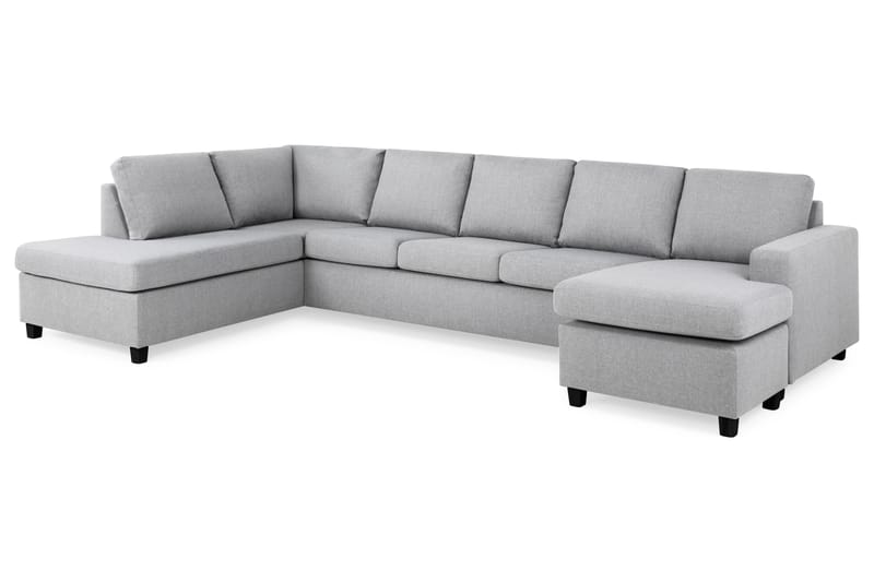 U-sofa Nevada XL Divan Høyre - Lysgrå - Møbler - Sofaer - U-sofa