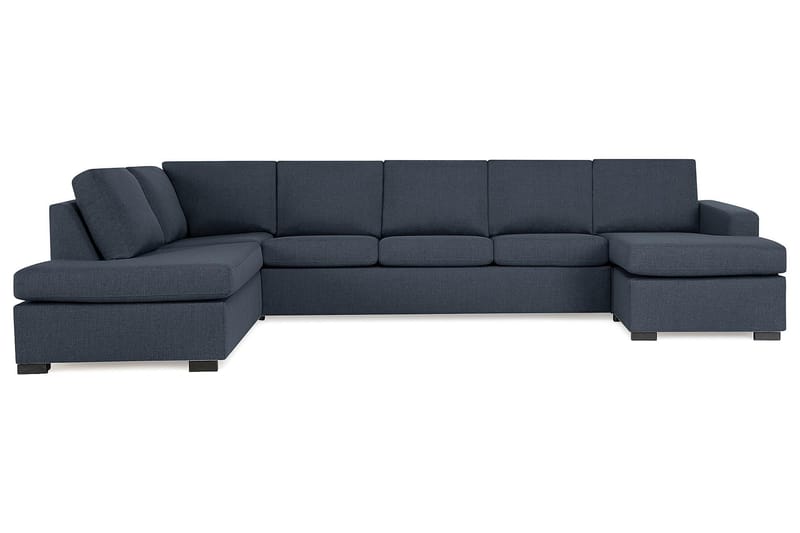 U-sofa Nevada XL Divan Høyre - Mørkblå - Møbler - Sofaer - U-sofa