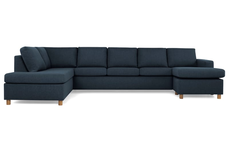 U-sofa Nevada XL Divan Høyre - Mørkblå - Møbler - Sofaer - U-sofa