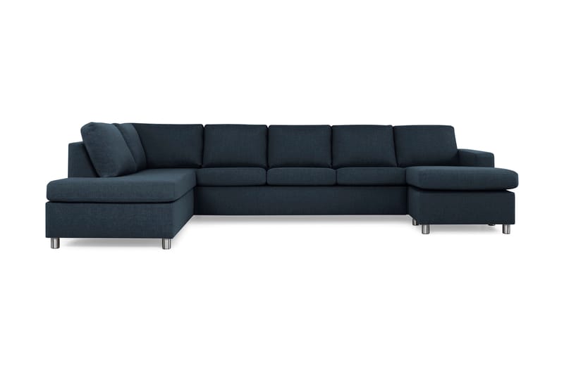 U-sofa Nevada XL Divan Høyre - Mørkblå - Møbler - Sofaer - U-sofa