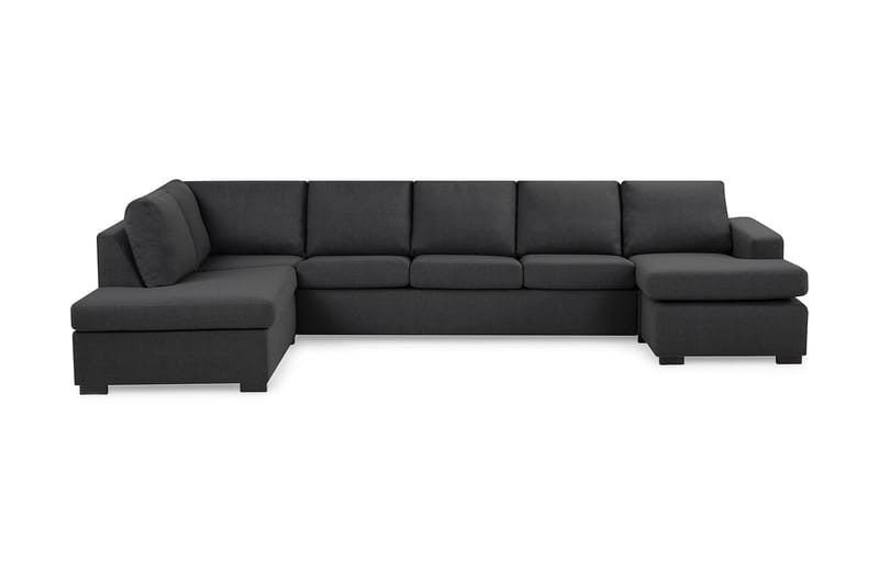 U-sofa Nevada XL Divan Høyre - Mørkgrå - Møbler - Sofaer - U-sofa