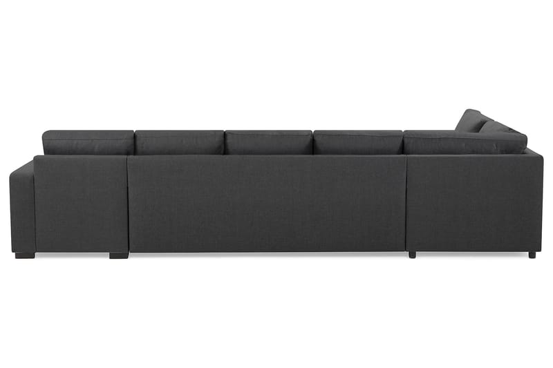 U-sofa Nevada XL Divan Høyre - Mørkgrå - Møbler - Sofaer - U-sofa