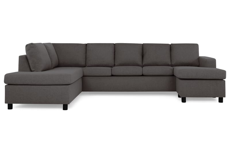 U-sofa Nevada XL Divan Høyre - Mørkgrå - Møbler - Sofaer - U-sofa