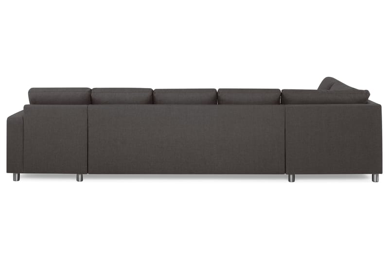 U-sofa Nevada XL Divan Høyre - Mørkgrå - Møbler - Sofaer - U-sofa