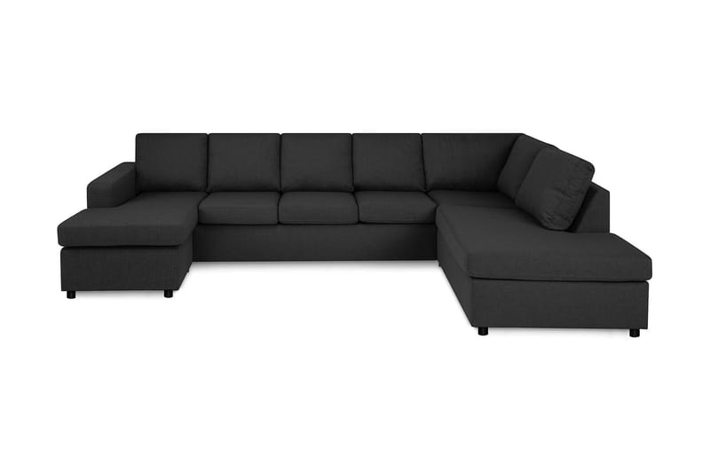 U-sofa Nevada XL Divan Venstre - Antrasitt - Møbler - Sofaer - U-sofa