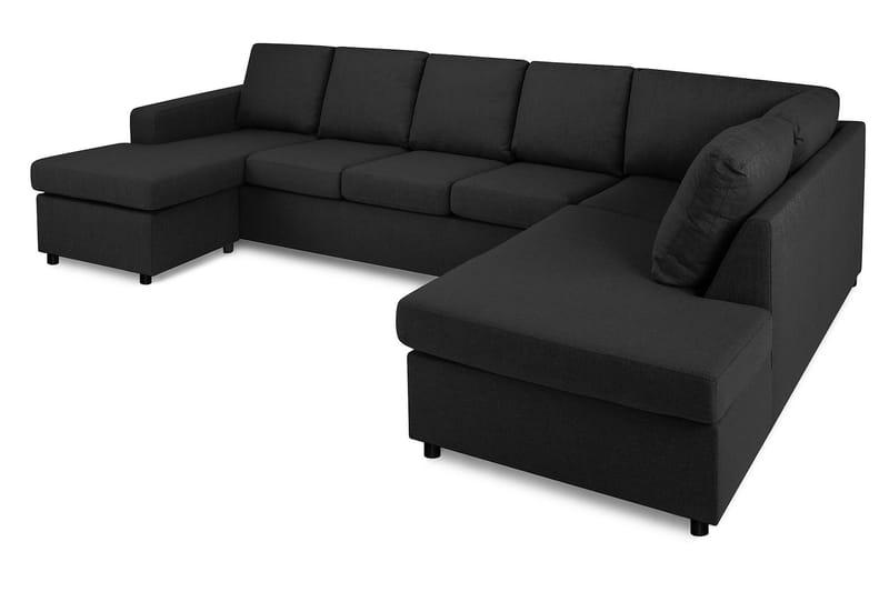 U-sofa Nevada XL Divan Venstre - Antrasitt - Møbler - Sofaer - U-sofa