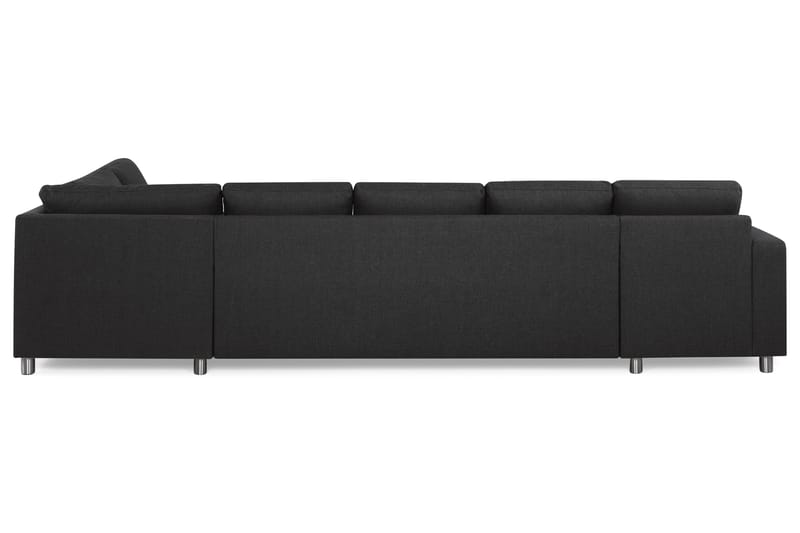 U-sofa Nevada XL Divan Venstre - Antrasitt - Møbler - Sofaer - U-sofa