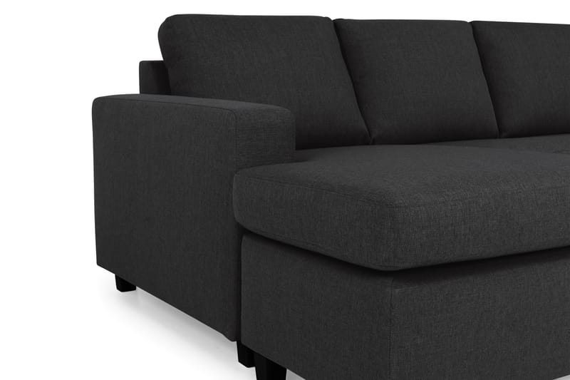 U-sofa Nevada XL Divan Venstre - Antrasitt - Møbler - Sofaer - U-sofa