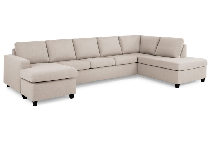 U-sofa Nevada XL Divan Venstre - Beige - Møbler - Sofaer - U-sofa