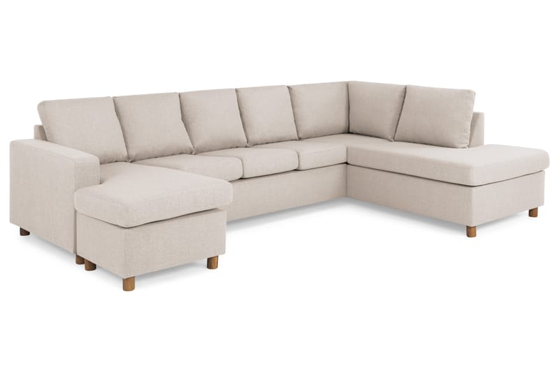 U-sofa Nevada XL Divan Venstre - Beige - Møbler - Sofaer - U-sofa