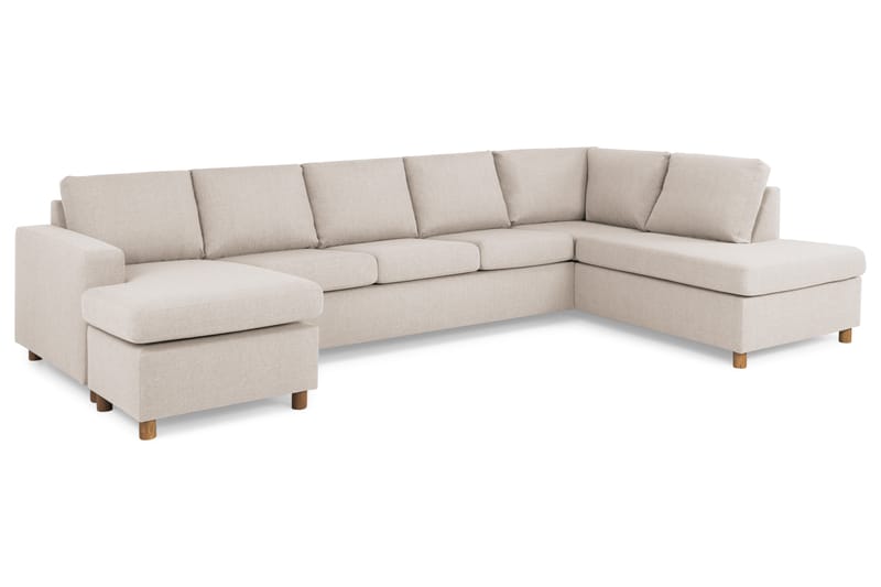 U-sofa Nevada XL Divan Venstre - Beige - Møbler - Sofaer - U-sofa