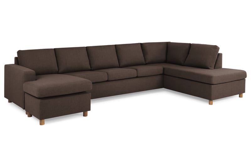 U-sofa Nevada XL Divan Venstre - Brun - Møbler - Sofaer - U-sofa