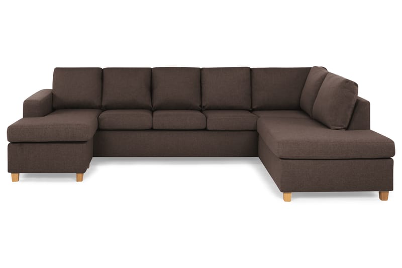 U-sofa Nevada XL Divan Venstre - Brun - Møbler - Sofaer - U-sofa