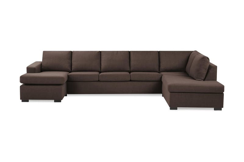 U-sofa Nevada XL Divan Venstre - Brun - Møbler - Sofaer - U-sofa