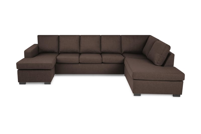 U-sofa Nevada XL Divan Venstre - Brun - Møbler - Sofaer - U-sofa