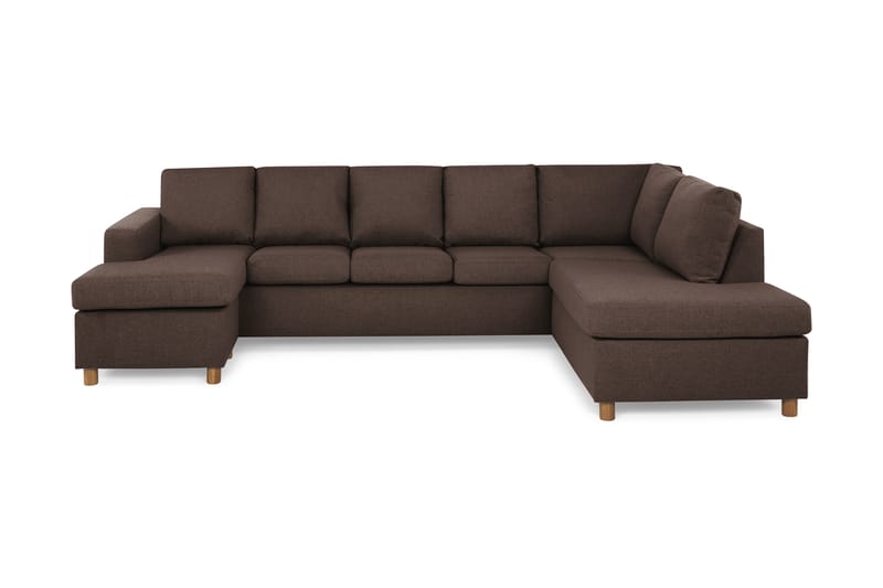 U-sofa Nevada XL Divan Venstre - Brun - Møbler - Sofaer - U-sofa