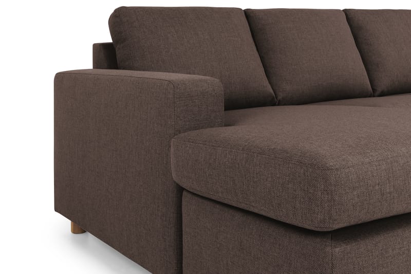 U-sofa Nevada XL Divan Venstre - Brun - Møbler - Sofaer - U-sofa