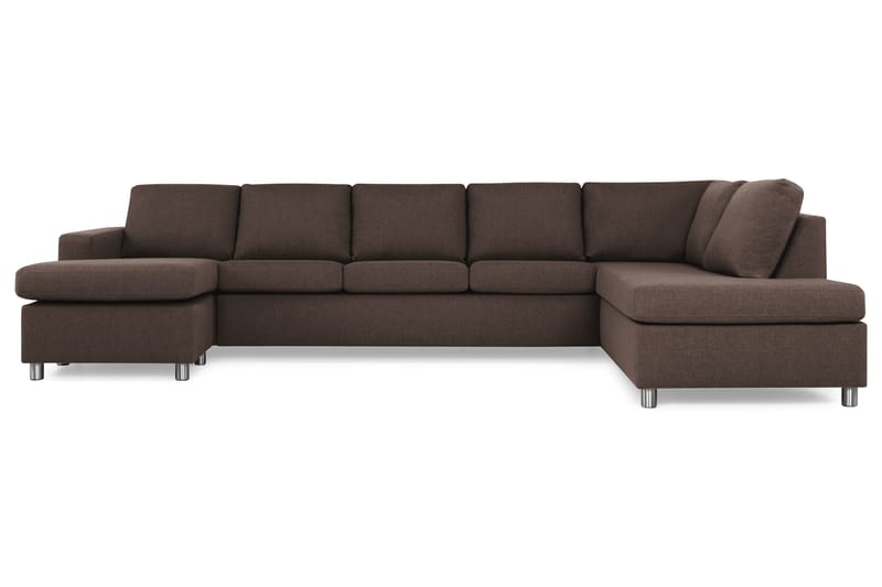 U-sofa Nevada XL Divan Venstre - Brun - Møbler - Sofaer - U-sofa