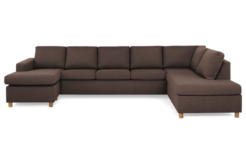 U-sofa Nevada XL Divan Venstre - Brun - Møbler - Sofaer - U-sofa