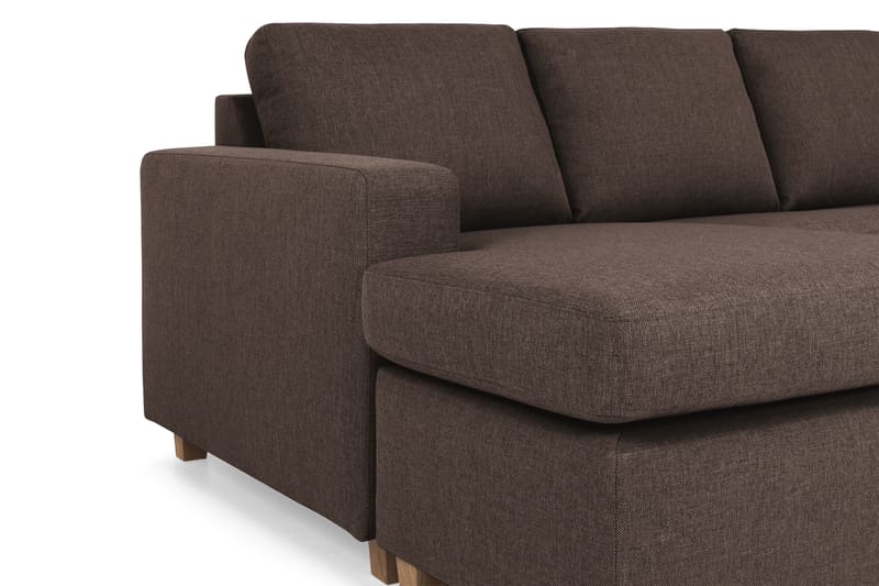 U-sofa Nevada XL Divan Venstre - Brun - Møbler - Sofaer - U-sofa