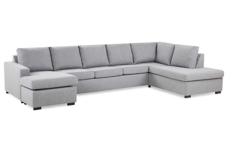 U-sofa Nevada XL Divan Venstre - Lysgrå - Møbler - Sofaer - U-sofa