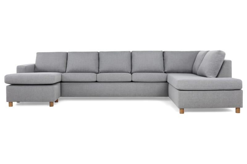 U-sofa Nevada XL Divan Venstre - Lysgrå - Møbler - Sofaer - U-sofa