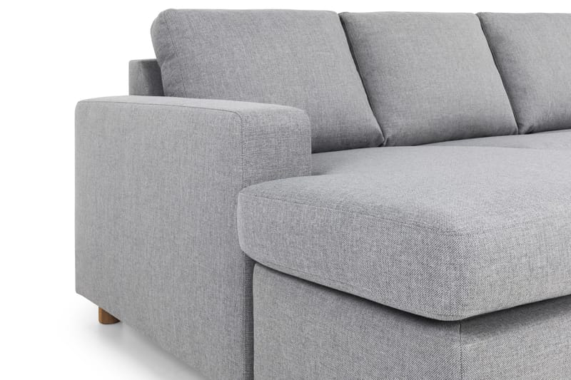 U-sofa Nevada XL Divan Venstre - Lysgrå - Møbler - Sofaer - U-sofa