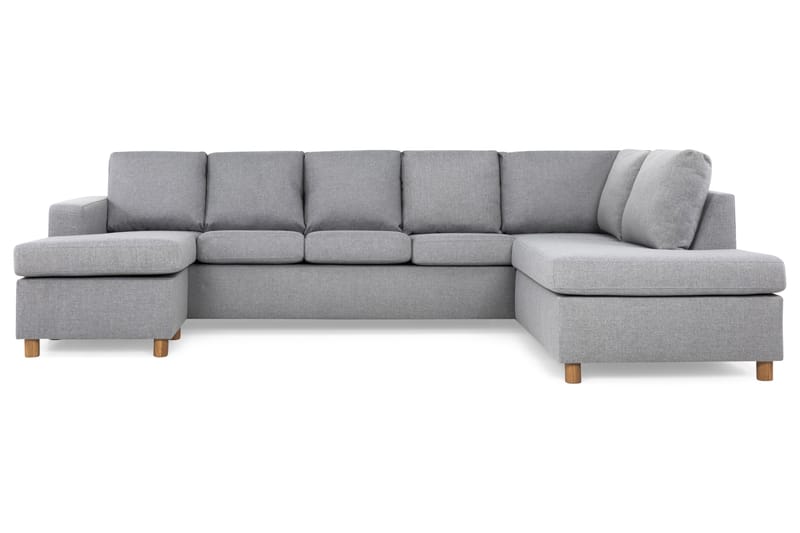 U-sofa Nevada XL Divan Venstre - Lysgrå - Møbler - Sofaer - U-sofa