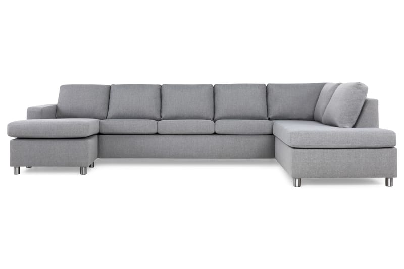 U-sofa Nevada XL Divan Venstre - Lysgrå - Møbler - Sofaer - U-sofa