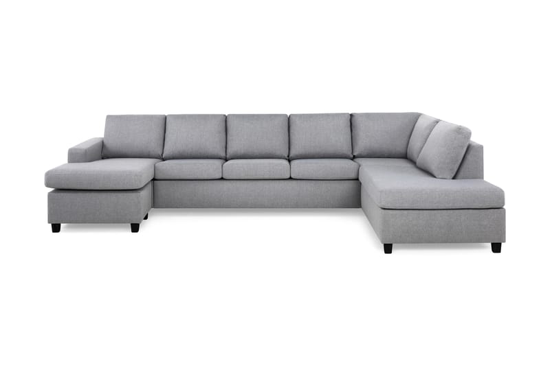 U-sofa Nevada XL Divan Venstre - Lysgrå - Møbler - Sofaer - U-sofa