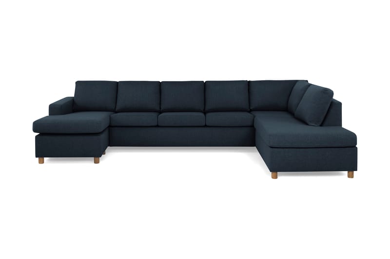 U-sofa Nevada XL Divan Venstre - Mørkblå - Møbler - Sofaer - U-sofa