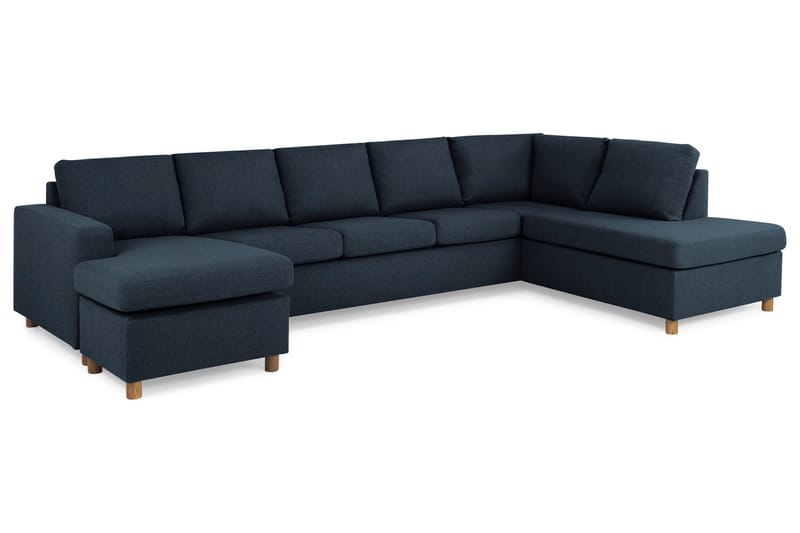 U-sofa Nevada XL Divan Venstre - Mørkblå - Møbler - Sofaer - U-sofa