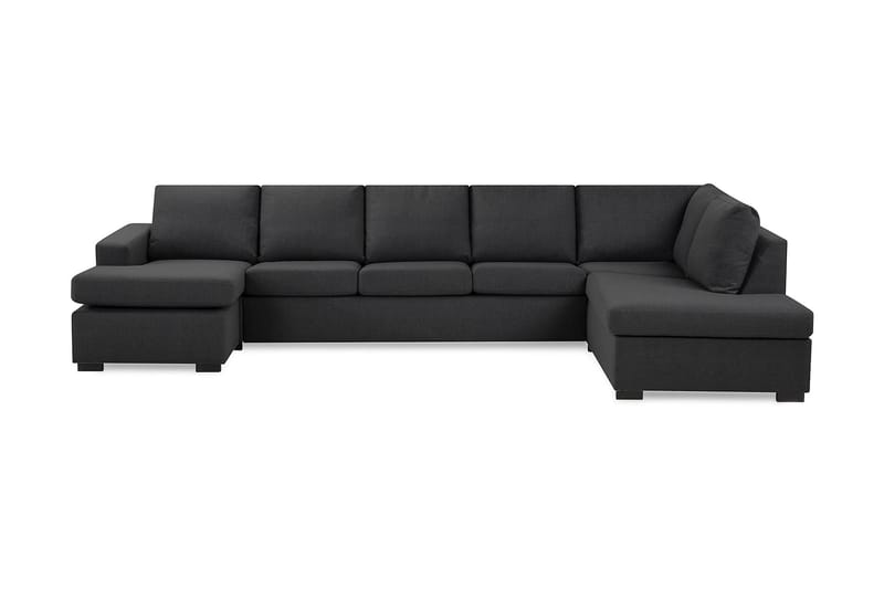 U-sofa Nevada XL Divan Venstre - Mørkgrå - Møbler - Sofaer - U-sofa