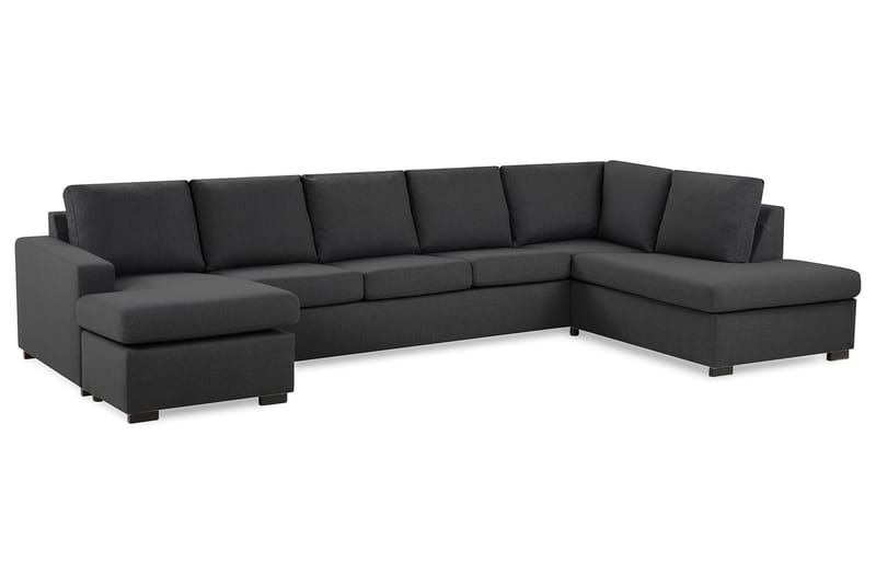 U-sofa Nevada XL Divan Venstre - Mørkgrå - Møbler - Sofaer - U-sofa