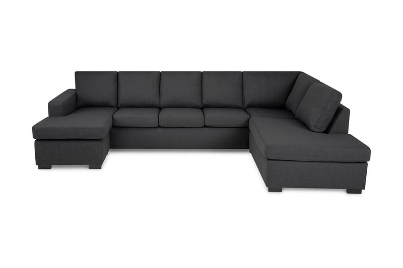 U-sofa Nevada XL Divan Venstre - Mørkgrå - Møbler - Sofaer - U-sofa