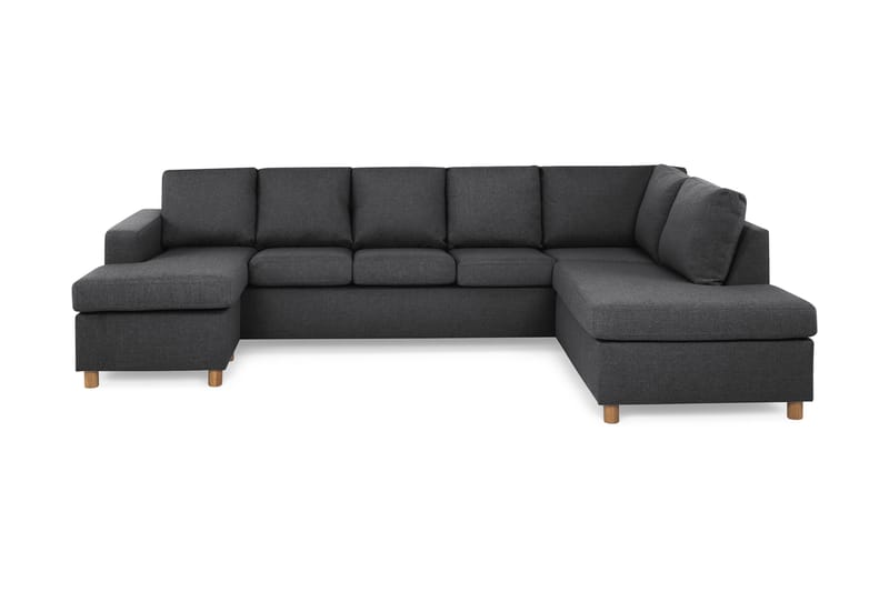 U-sofa Nevada XL Divan Venstre - Mørkgrå - Møbler - Sofaer - U-sofa