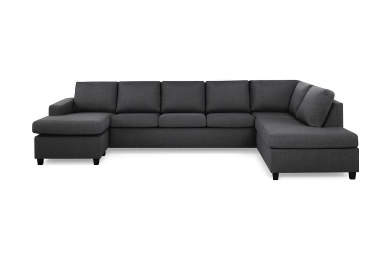 U-sofa Nevada XL Divan Venstre - Mørkgrå - Møbler - Sofaer - U-sofa