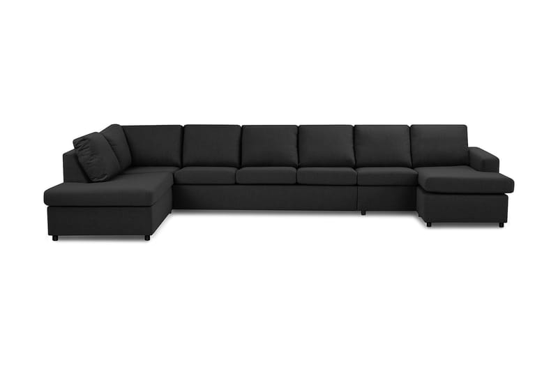 U-sofa Nevada XXL Divan Høyre - Antrasitt - Møbler - Sofaer - U-sofa