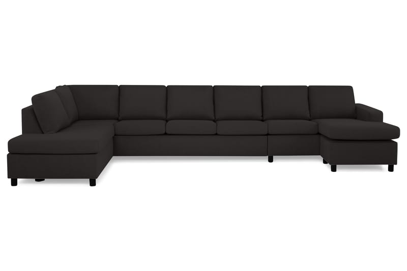 U-sofa Nevada XXL Divan Høyre - Antrasitt - Møbler - Sofaer - U-sofa