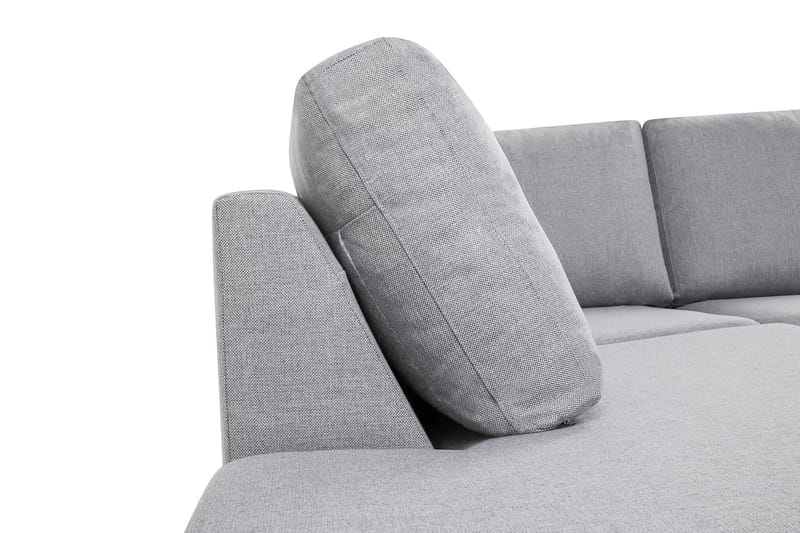 U-sofa Nevada XXL Divan Høyre - Lysgrå - Møbler - Sofaer - U-sofa