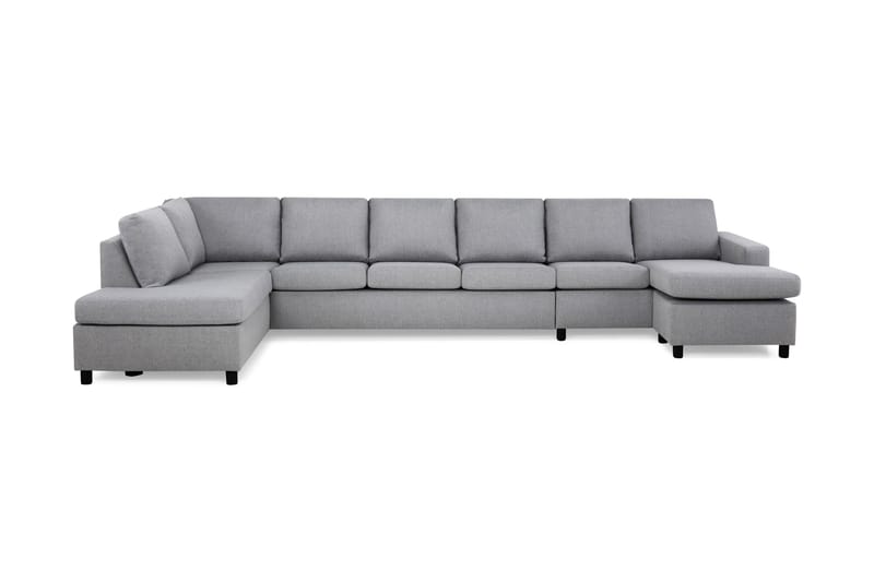 U-sofa Nevada XXL Divan Høyre - Lysgrå - Møbler - Sofaer - U-sofa