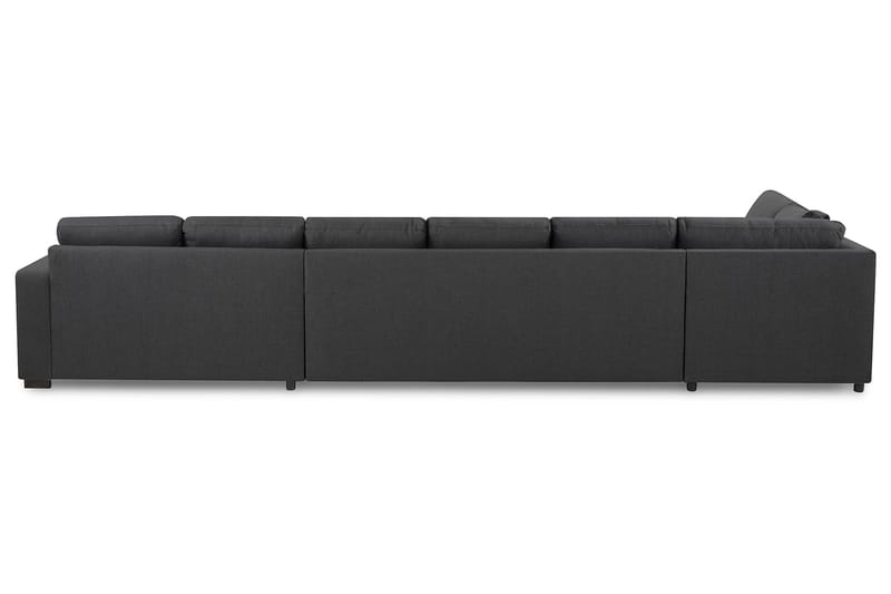 U-sofa Nevada XXL Divan Høyre - Mørkgrå - Møbler - Sofaer - U-sofa