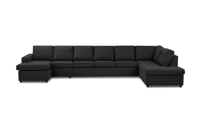 U-sofa Nevada XXL Divan Venstre - Antrasitt - U-sofa