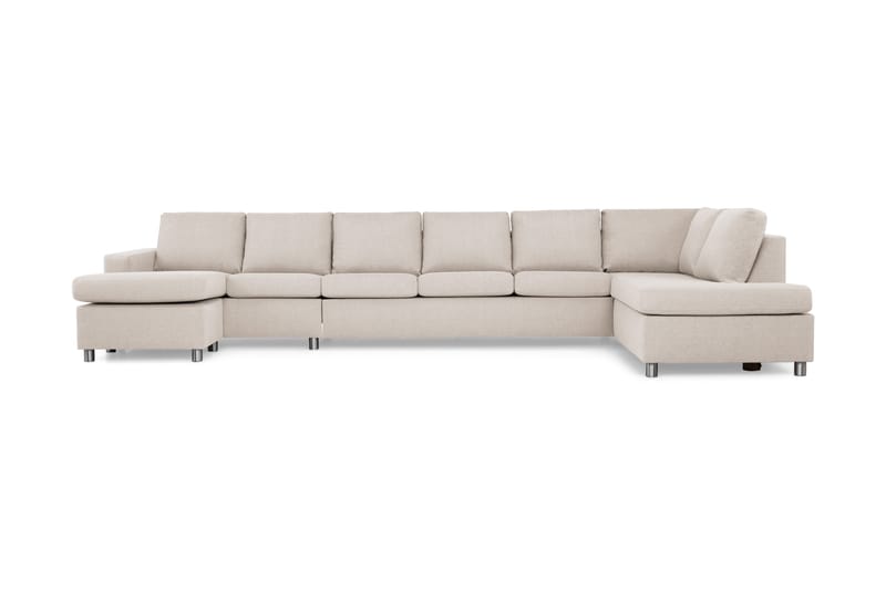 U-sofa Nevada XXL Divan Venstre - Beige - Møbler - Sofaer - U-sofa