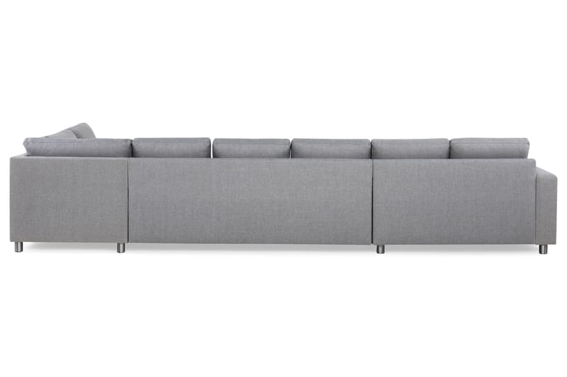 U-sofa Nevada XXL Divan Venstre - Lysgrå - Møbler - Sofaer - U-sofa