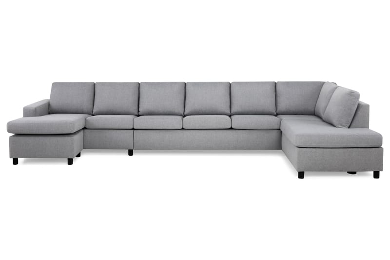 U-sofa Nevada XXL Divan Venstre - Lysgrå - Møbler - Sofaer - U-sofa