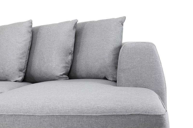 U-sofa Ontario Large med Divan Høyre inkl. Konvoluttputer - Lysgrå - Møbler - Sofaer - U-sofa