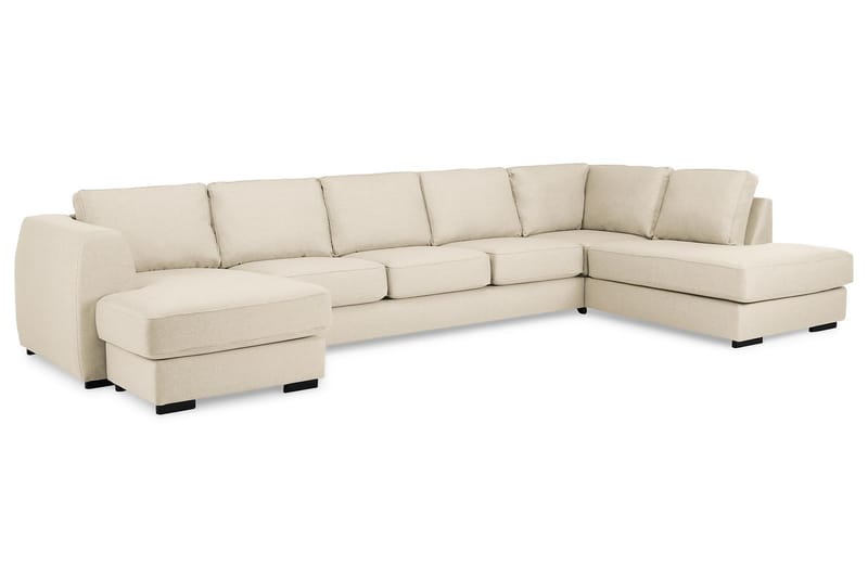 U-sofa Ontario Large med Divan Venstre - Beige - Møbler - Sofaer - U-sofa