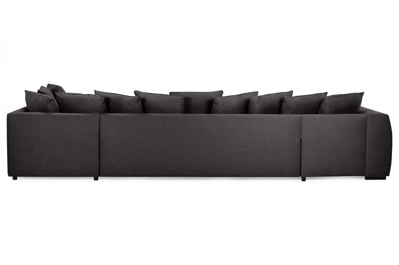 U-sofa Ontario Large med Divan Venstre inkl. Konvoluttputer - Mørkgrå - Møbler - Sofaer - U-sofa