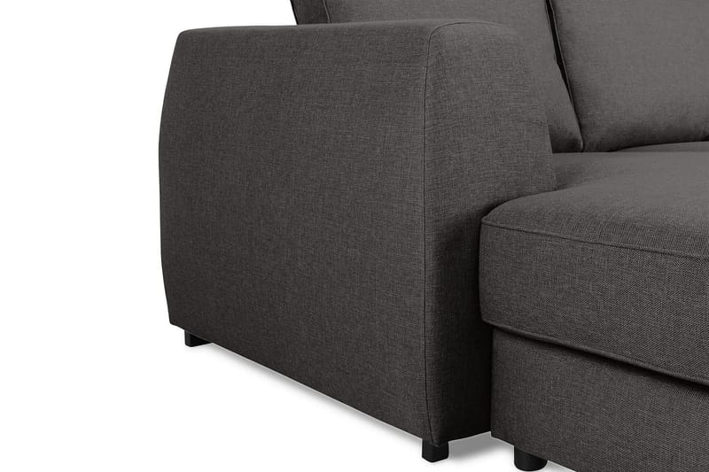 U-sofa Ontario Large med Divan Venstre - Mørkgrå - Møbler - Sofaer - U-sofa